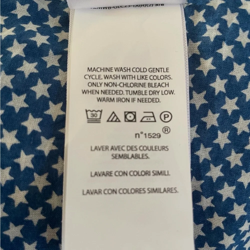 Polo Ralph Lauren blue and white star print dress! - Picture 10 of 11